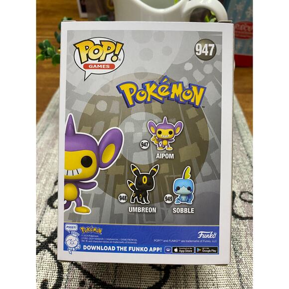 Funko Pop Games:  Pokemon - Aipom - Picture 3 of 6